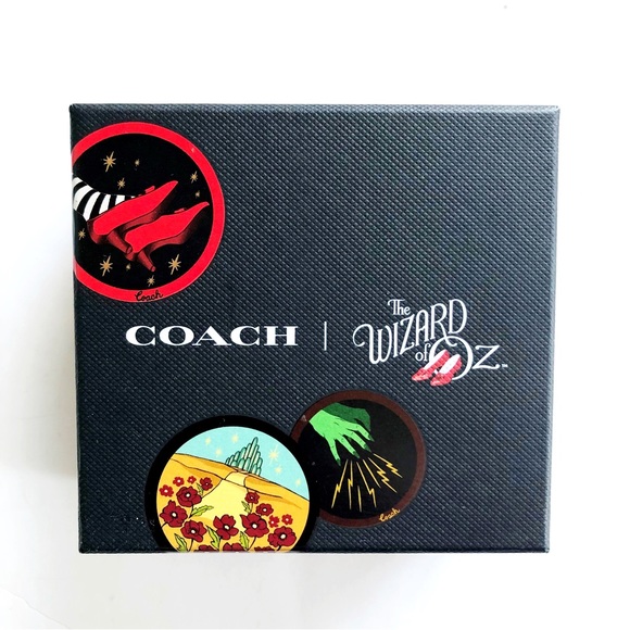 SOLD Coach x Wizard of Oz Ruby Slippers Coin Case NWOT - Picture 4 of 11